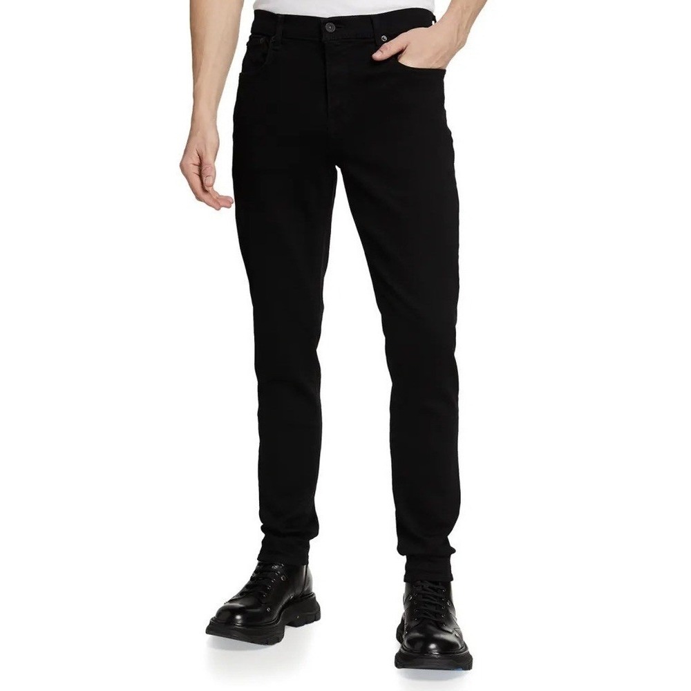 Moussy Pageland Skinny Jean Men's 34 Black Slim Denim (33x31) Classic Emo Goth